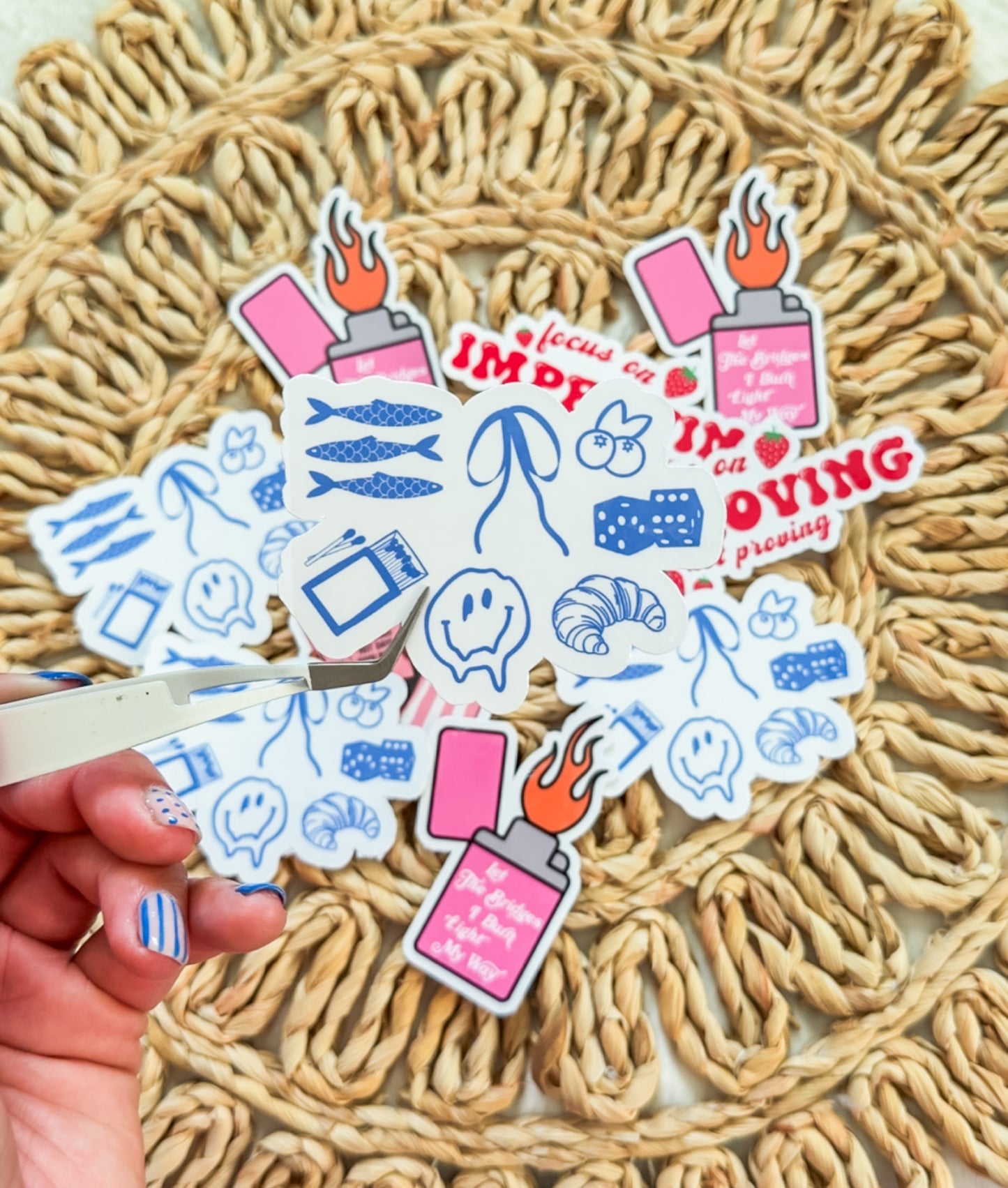 Coastal Daydream Collage Sticker