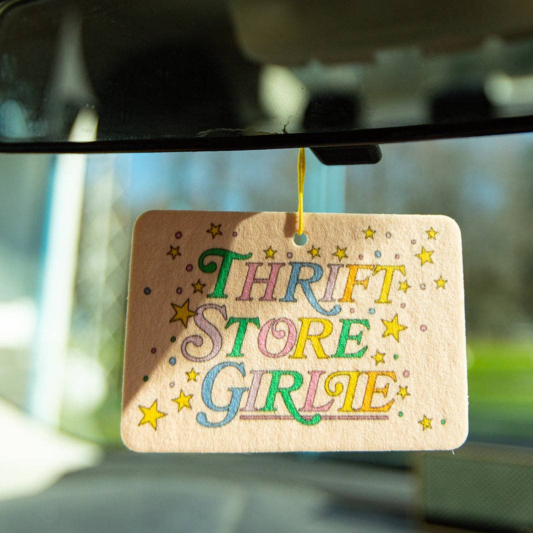 Car Air Freshener, Thrift Store Girlie