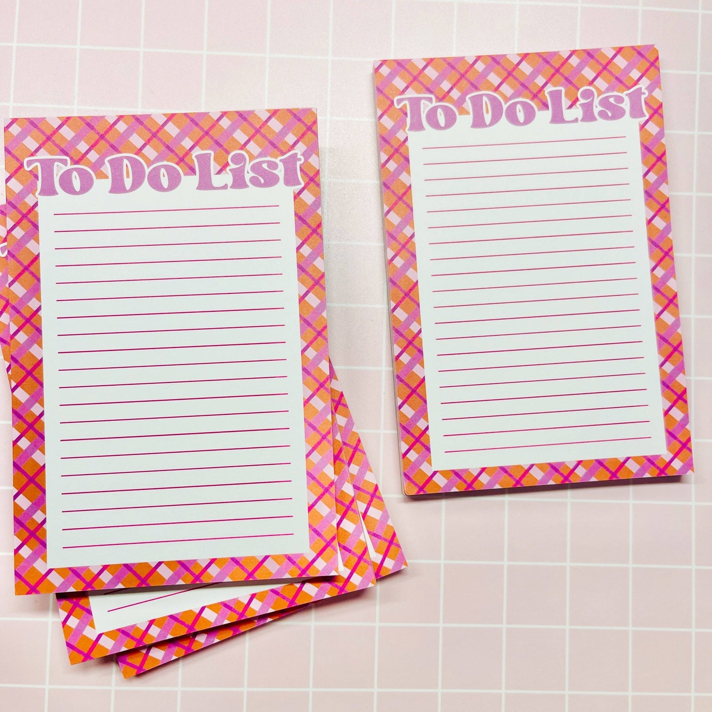 Plaid & Productive Notepad
