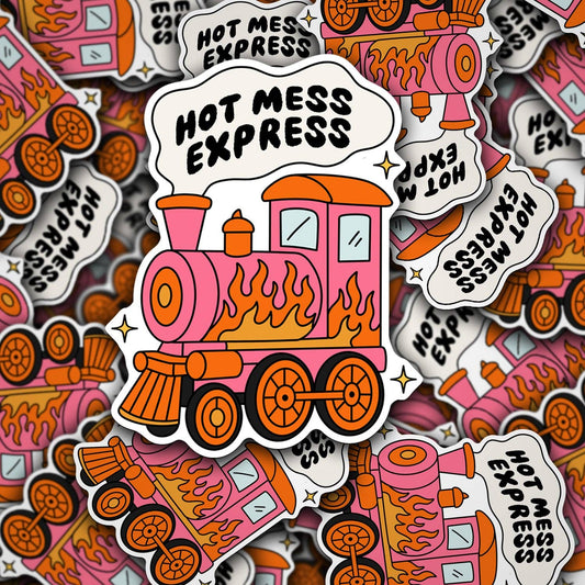 Hot Mess Express Train Decal