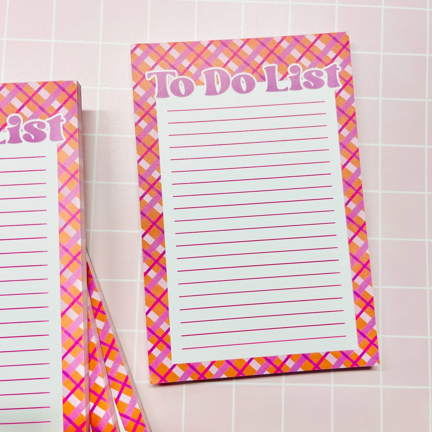Plaid & Productive Notepad