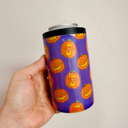 Retro Jack-O’-Lanterns 12 oz Can Cooler