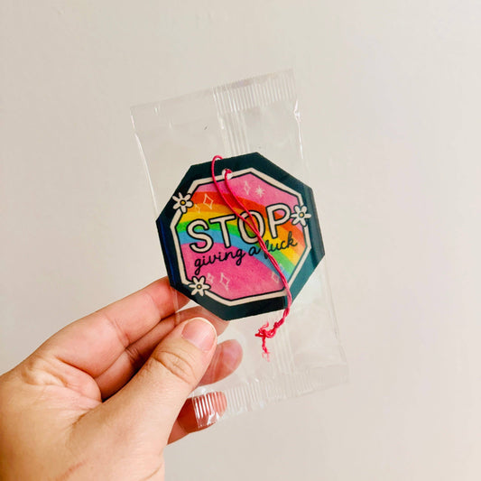 Car Air Freshener, Stop Giving A