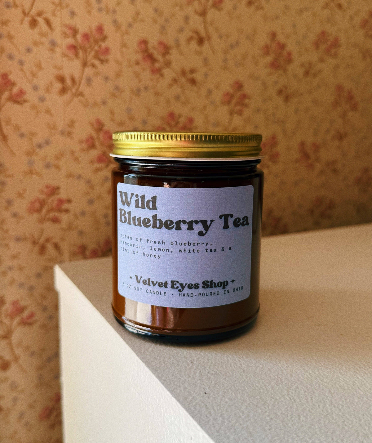 Wild Blueberry Tea Soy Candle
