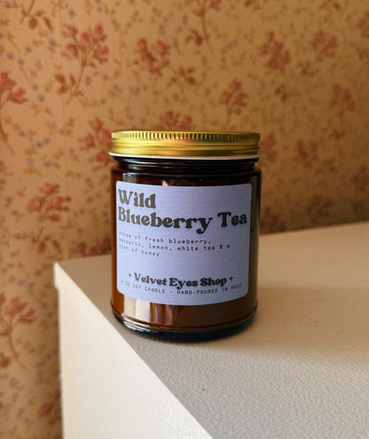 Wild Blueberry Tea Soy Candle