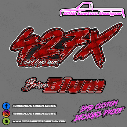 Drag Racing Name/Number Set