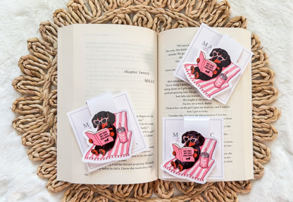 Long Dog, Long Reads – Magnetic Bookmark
