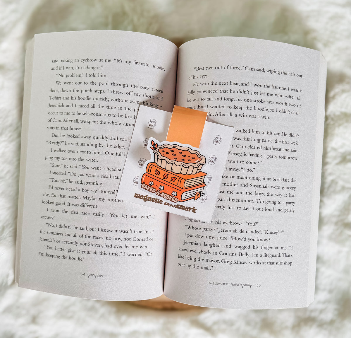 Booked & Baked-Magnetic Bookmark