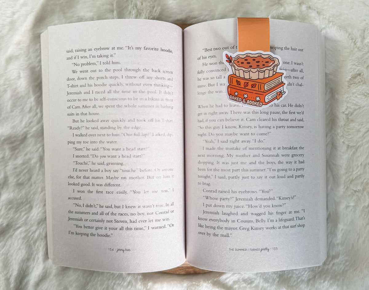 Booked & Baked-Magnetic Bookmark