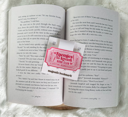 Enemies to Lovers Club – Magnetic Bookmark