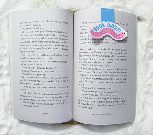 The Bookworm – Magnetic Bookmark