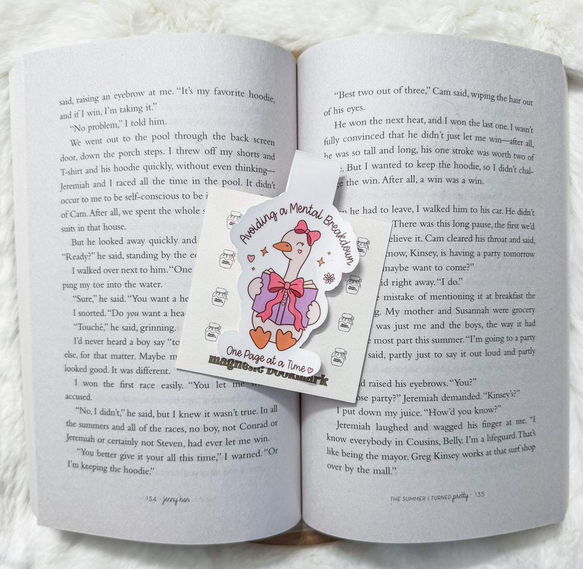 One Page at a Time – Magnetic Bookmark