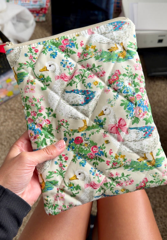 Golden Goose Quilted Kindle Sleeve