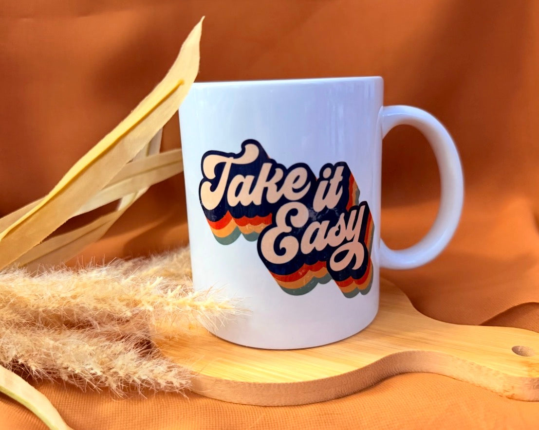 Take It Easy – Retro Coffee Mug