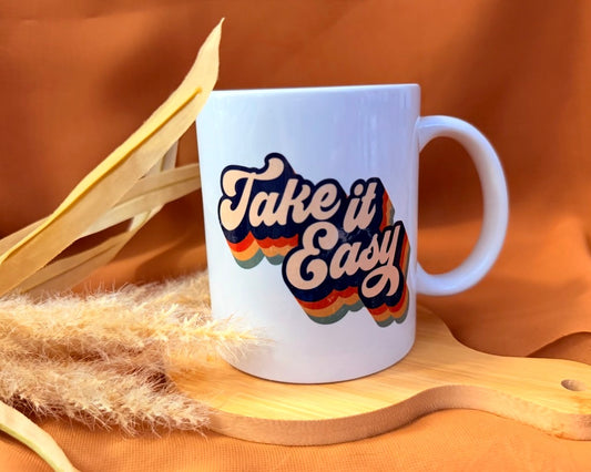 Take It Easy – Retro Coffee Mug