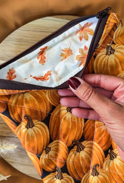 Pumpkin Patch – Quilted Book & Kindle Sleeve