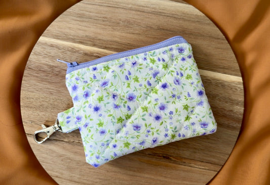 Lavender Meadow – Quilted Wallet Pouch