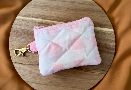 Pink Picnic – Quilted Wallet Pouch
