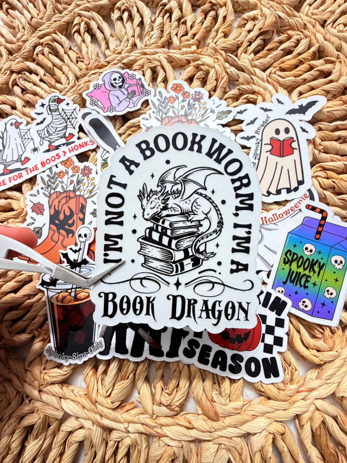Book Dragon – Sticker