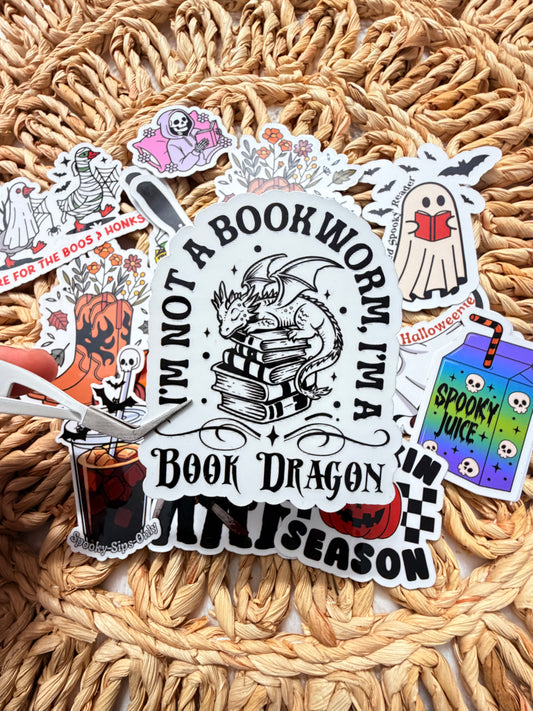Book Dragon – Sticker