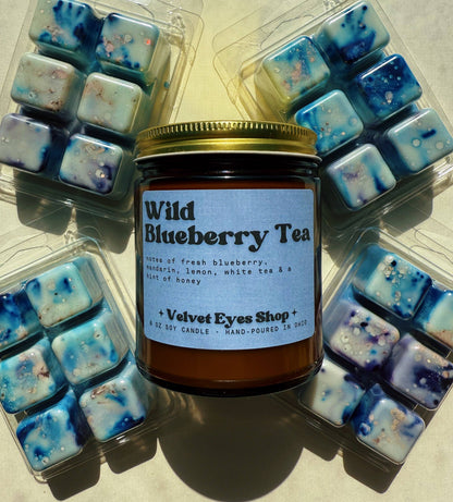 Wild Blueberry Tea Soy Candle